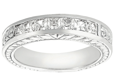 0.70 ct. TW Princess Cut Diamond Wedding Band