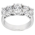 1.60 ct. TW Round Diamond Five Stone Wedding Band