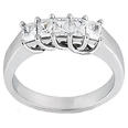 0.75 ct. TW Five Stone Round Diamond Wedding Band