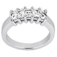 0.50 ct. TW Princess Diamond Wedding Band