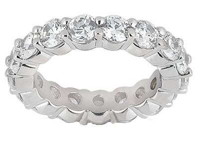 2.75 ct. TW Round Diamond Eternity Wedding Band