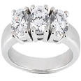 1.50 ct. TW Round Diamond Three Stone Anniversary Ring
