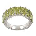2.50 Ct. TW Fancy Yellow Princess Diamond Wedding Band