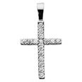 0.20 ct. TW Round Diamond Cross Pendant
