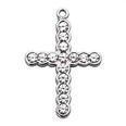 2.00 ct. TW Bezel Set Round Diamond Cross Pendant