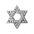0.75 ct. TW Round Diamond Star of David Pendant