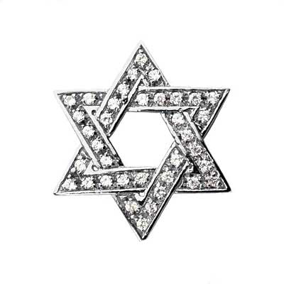 0.75 ct. TW Round Diamond Star of David Pendant