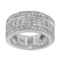 1.75 CT Ladies Round and Princess Cut Diamond Wedding Ring